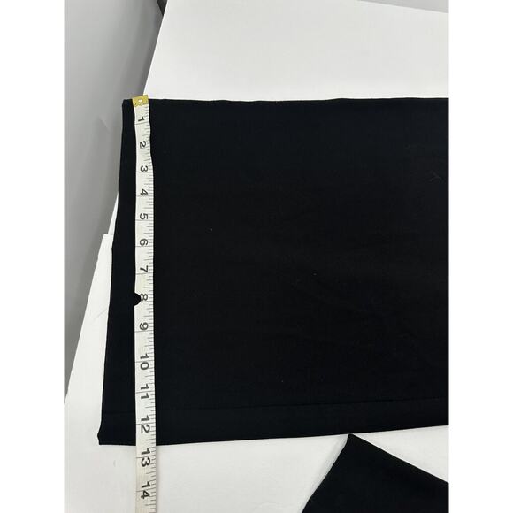 Tahari Arthur S Lavin Size 12p Black Velvet Wide Leg Jumpsuit Black Sparkle Slas - Picture 16 of 16